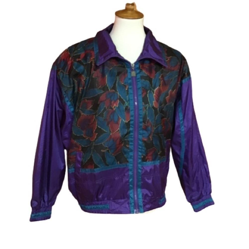 Vintage bright 80s ski jacket